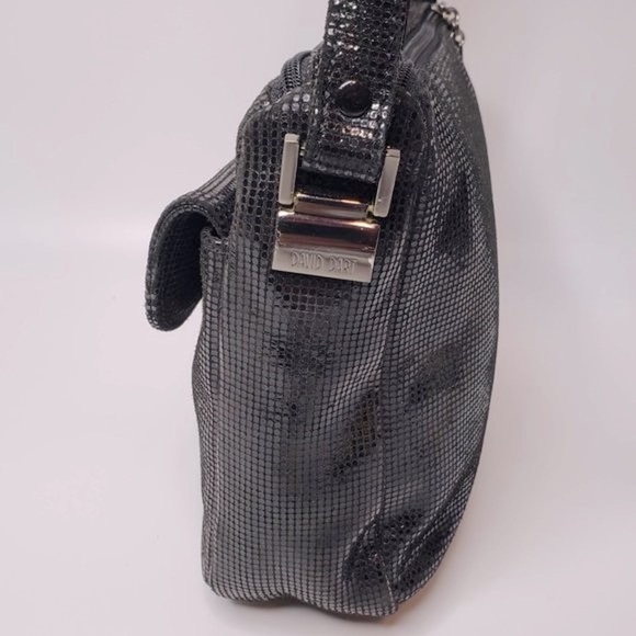David Dart Black Box Suede Finish Crossbody Purse - Picture 4 of 11